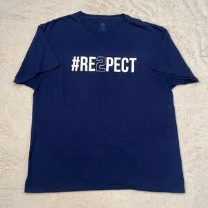 MLB New York Yankees Derek Jeter Thank You Re2pect Hanes T Shirt Mens XL Jersey